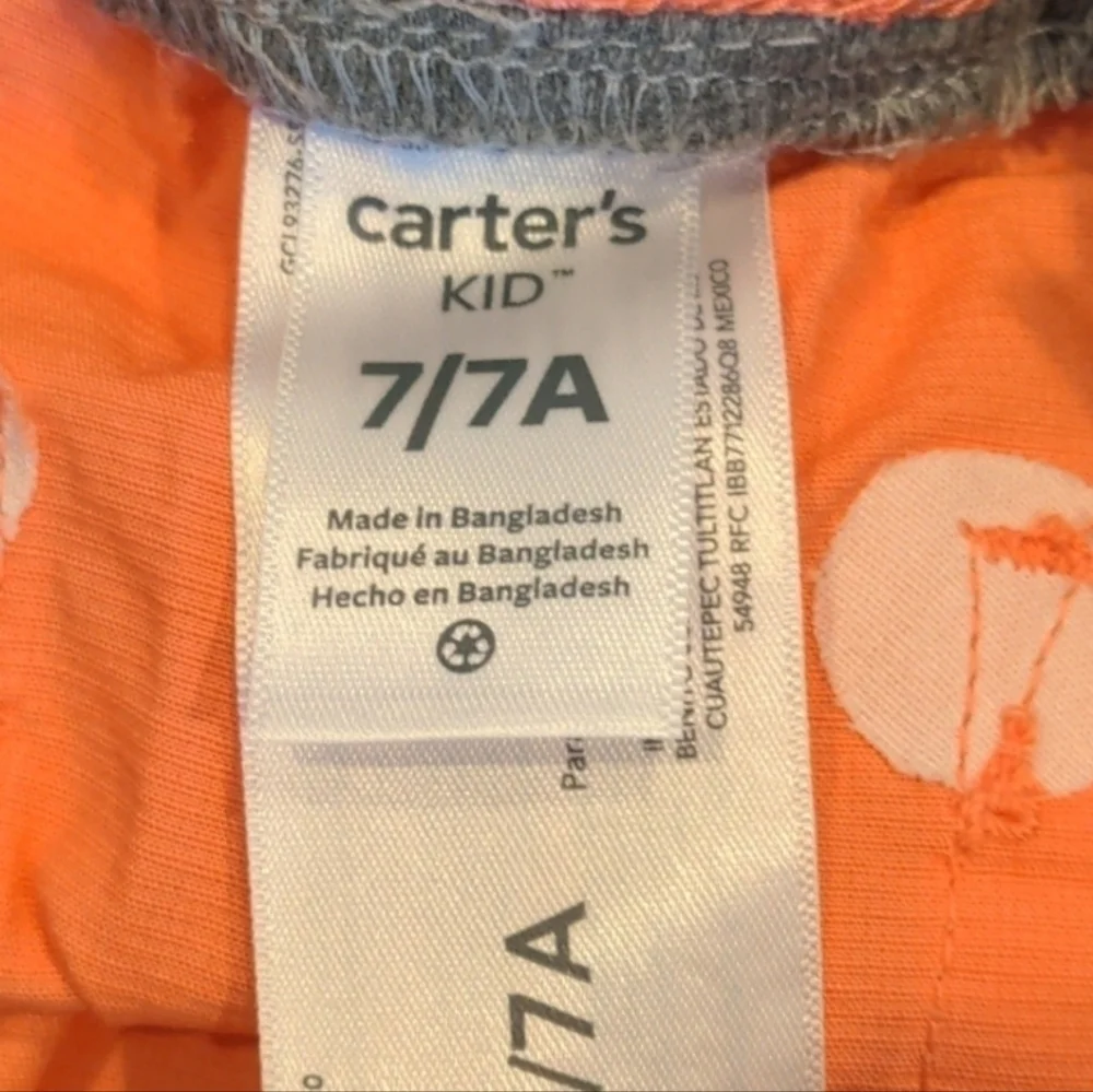 Carter's Pink Cotton Shorts size 7